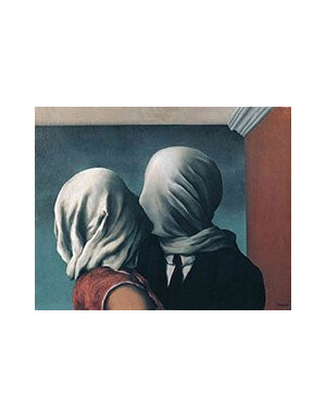 Parastone : Sculpture Les amants de Magritte, reproduction de 12.5 cm