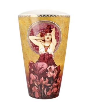 Goebel : Vase, L'Améthyste d'Alphonse Mucha