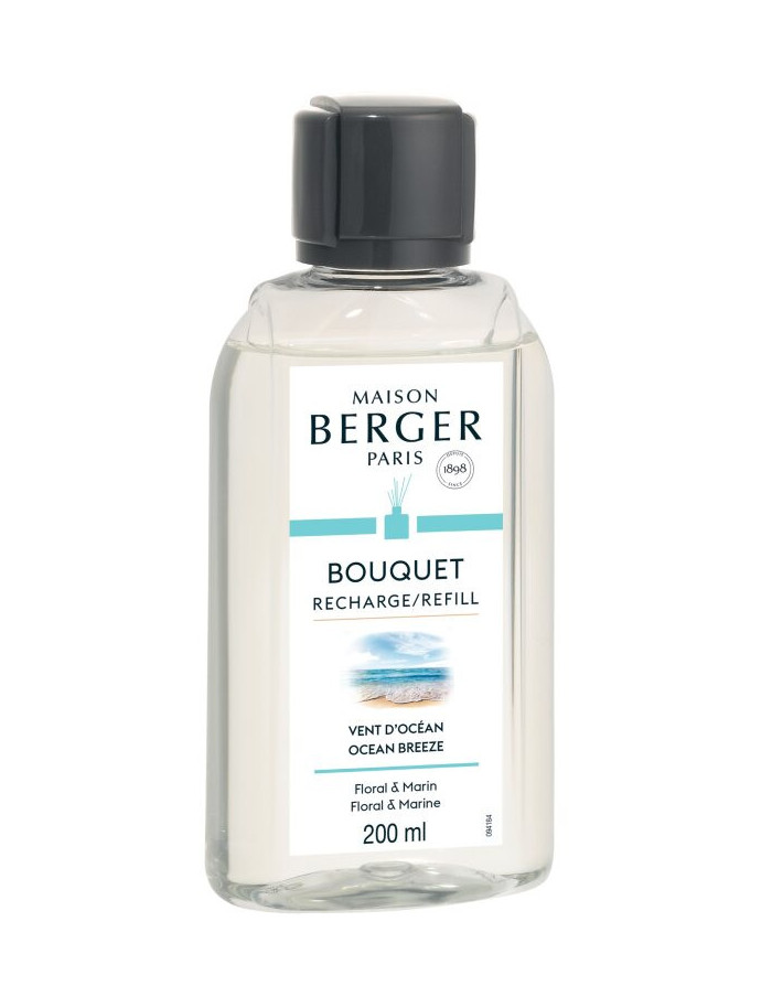 Maison Berger : Vent d'océan, recharge 200 ml pour bouquet parfumé