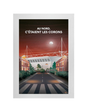 Être Lensois : Les corons, Affiche murale de Lens