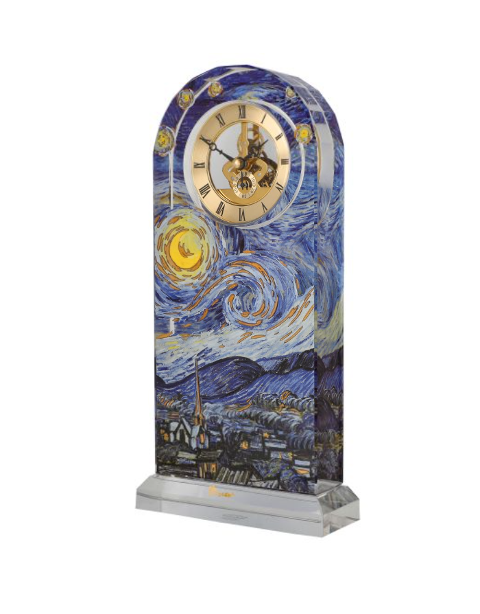 Goebel : Horloge à poser, La nuit étoilée de Van Gogh