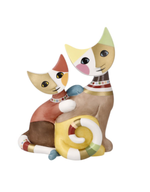 Goebel : Noemi e Taddeo, Figurine Chats Lunes de Rosina Wachtmeister