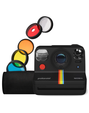 Polaroid : Coffret Polaroid Now+Gen 2, Appareil photo Noir+ film