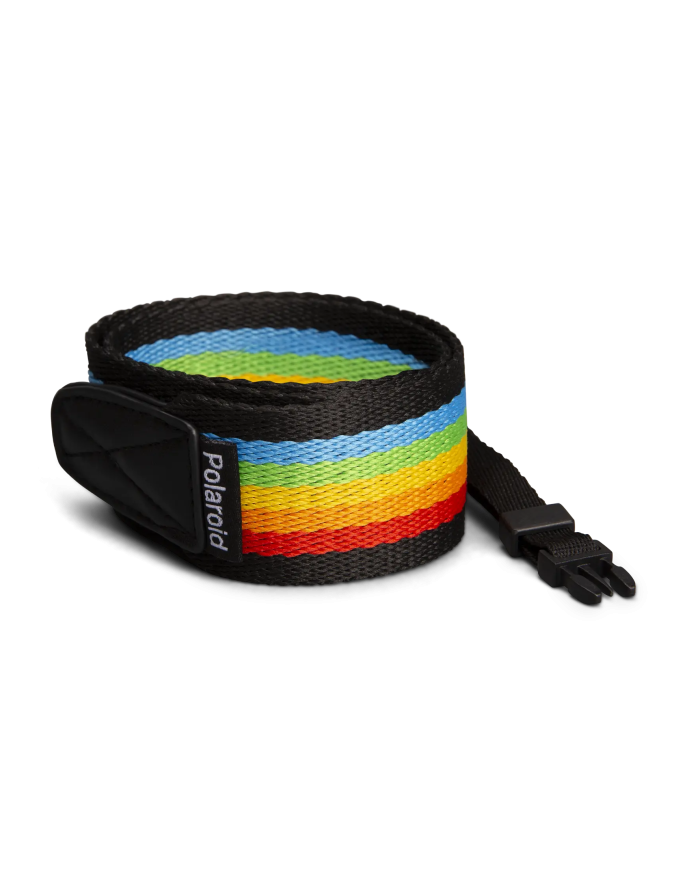 Polaroid : Strap Flat, Bandouillere pour Polaroid Arc en ciel 