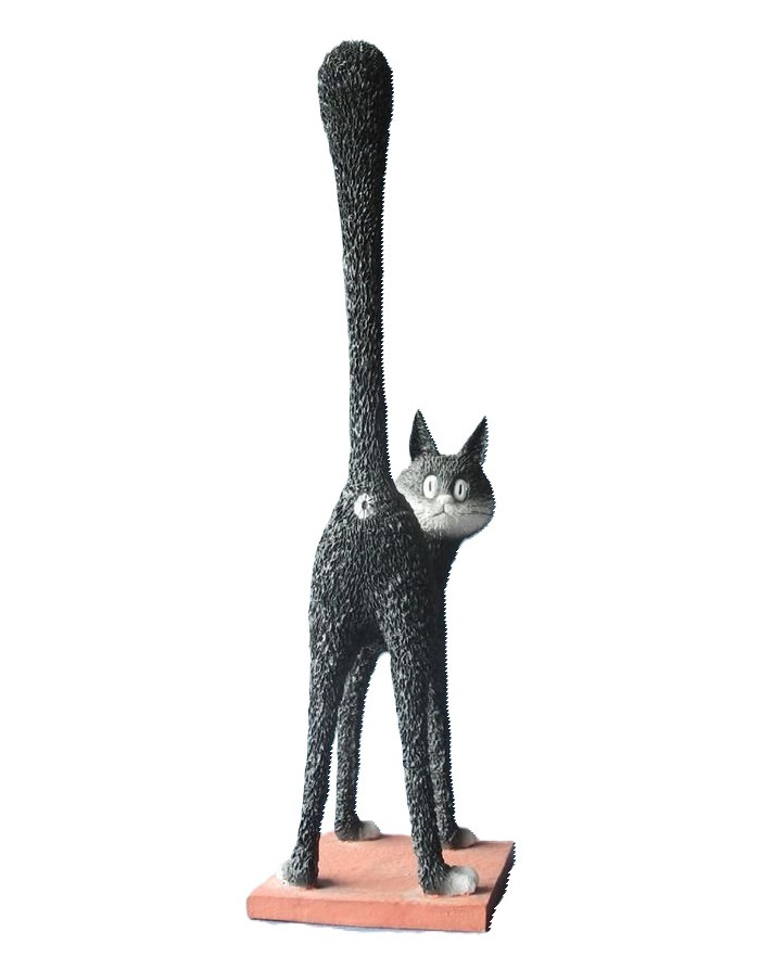 Parastone :  Chat Dubout - Le 3ème oeil, figurine 32 cm résine