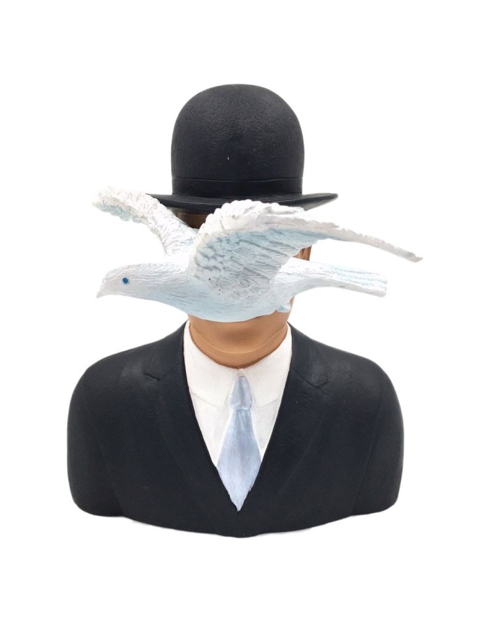 Parastone: Statue "L'Homme au chapeau melon" de Magritte