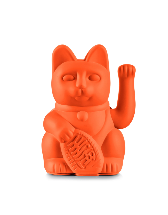 Maneki Neko - Lucky Cat Neon Pink chat porte-bonheur japonais