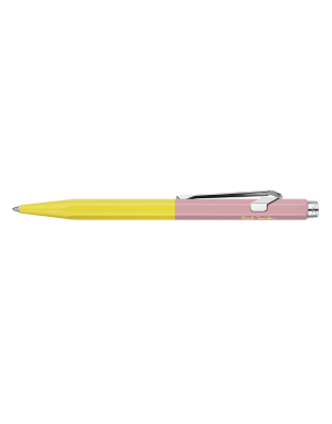 Caran d'Ache : Paul Smith, Stylo bille Jaune/Rose, avec boîte en métal