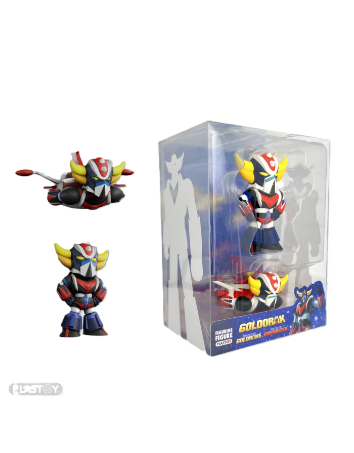 Duo de figurines Goldorak Chibi : duo Robot & Spacer