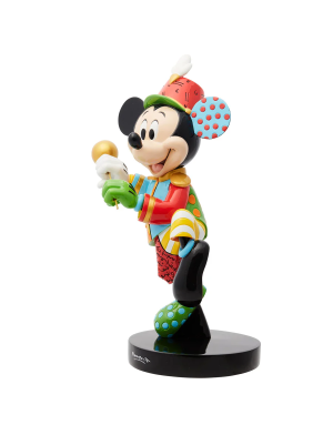 Figurine Mickey Mouse by Britto : Chef d'orchestre. Vue de face