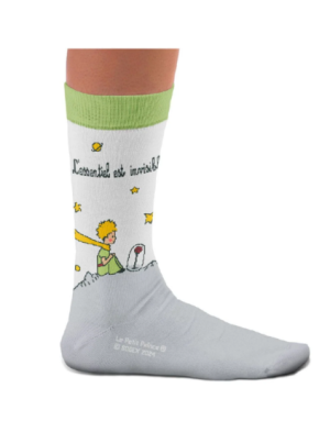 Chaussettes Adulte Petit Prince et sa Rose. Chaussette Portée