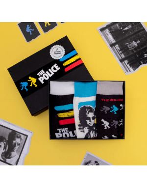 Coffret Chaussettes musique : The Police. Coffret par Sock Affairs