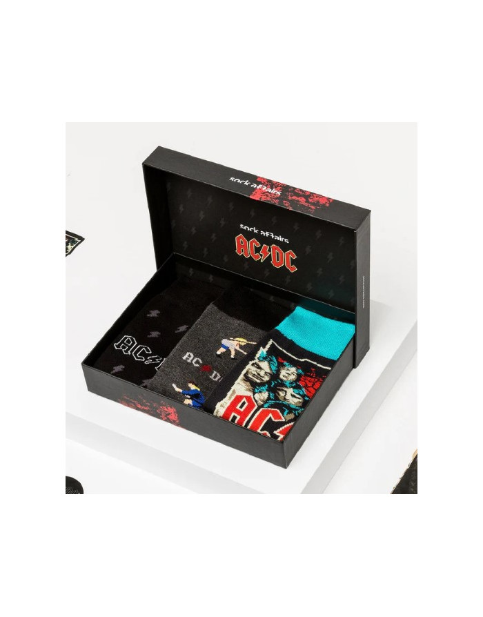 Coffret Chaussettes Musique AC/DC. Coffret par Sock Affairs