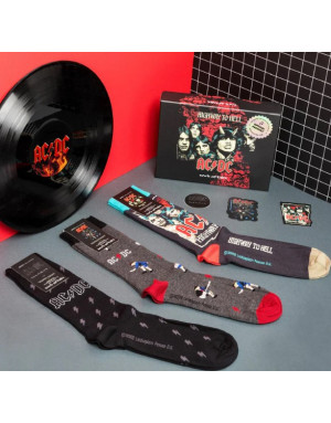 Coffret Chaussettes Musique AC/DC. Coffret par Sock Affairs