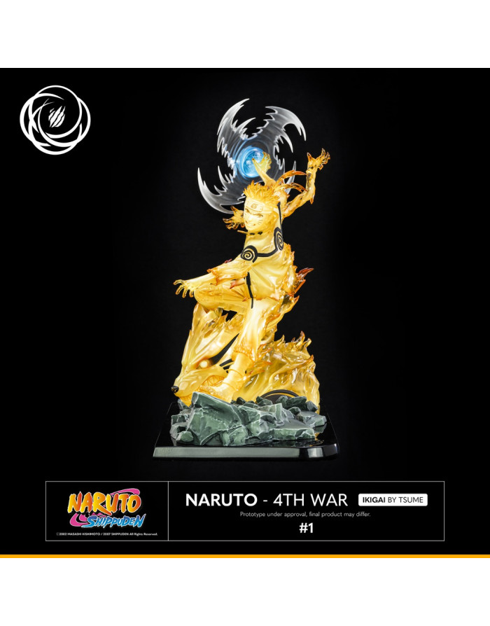 Figurine Tsume Art Naruto, Quatrième Grande guerre des Ninjas. Collection Ikigai