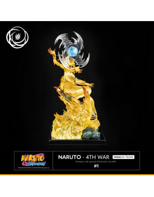 Figurine Tsume Art Naruto, Quatrième Grande guerre des Ninjas. Vue de dos