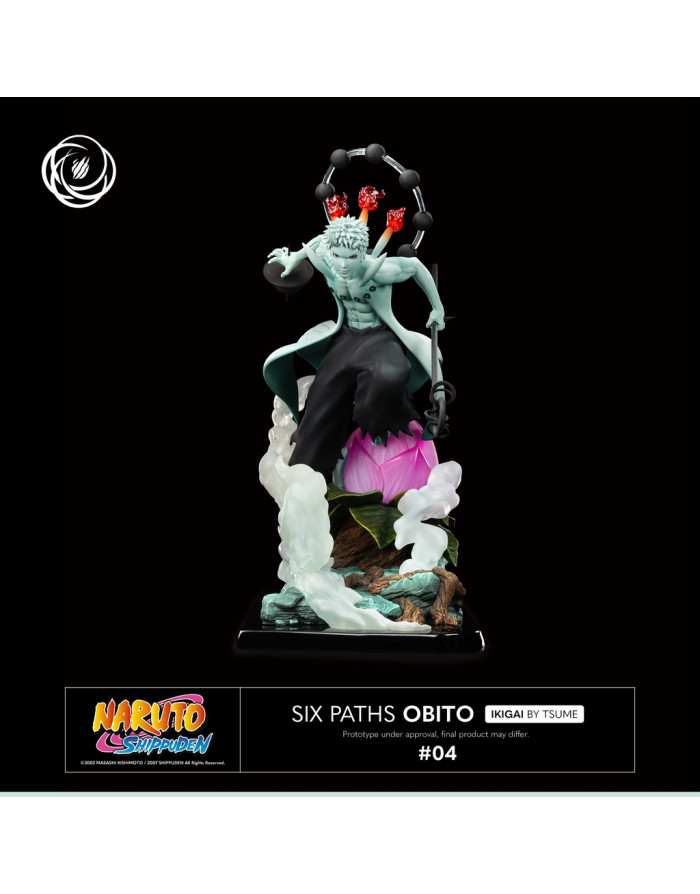 Figurine Tsume Art Six paths Obito du manga Naruto. Vue de face