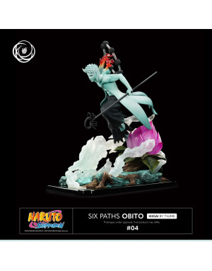 Figurine Tsume Art Six paths Obito du manga Naruto. Vue de côté