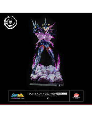 Tsume Art Dubhe Alpha Siegried, Figurine 1/6 Saint Seiya Ikigai. Vue de face