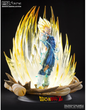 Tsume Art Majin Vegeta, Statue Dragon Ball Z HQS+. Vue de face